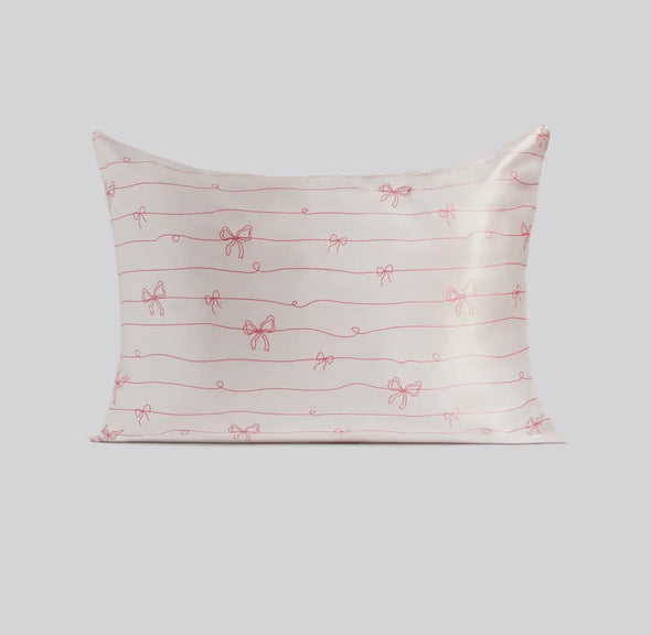 Satin Bow Pillowcase