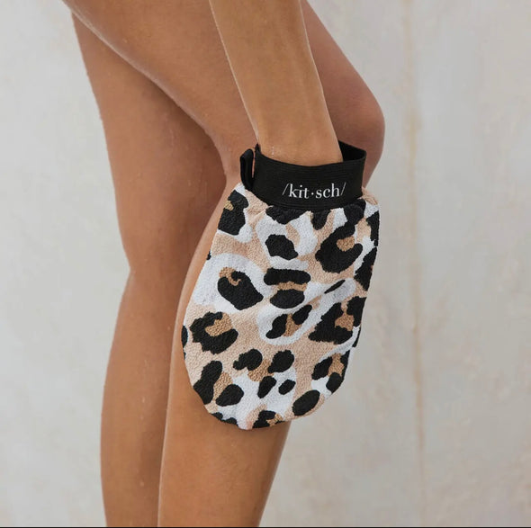 Leopard Exfoliating Glove