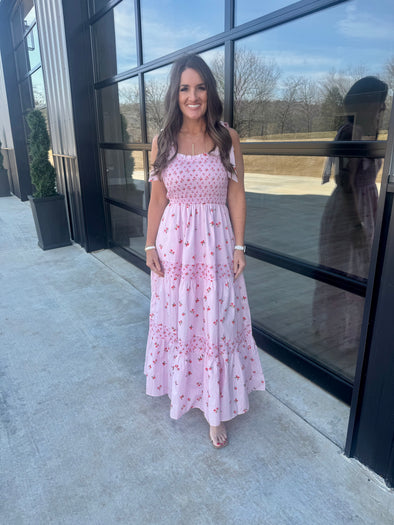 Pink/Red Floral Maxi