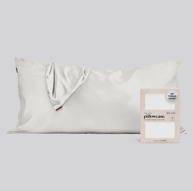 Satin King Pillowcase-Ivory