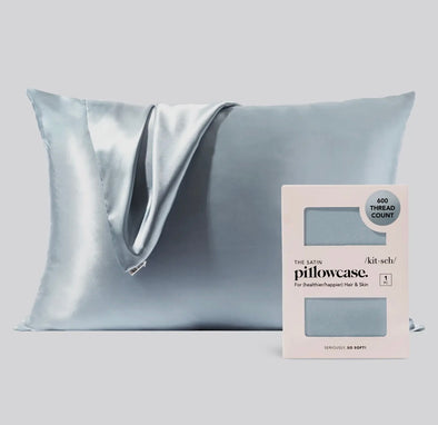 Satin Pillowcase-Haze Blue