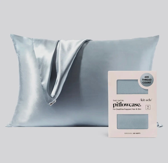 Satin Pillowcase-Haze Blue