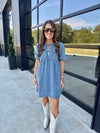 Denim Babydoll Dress