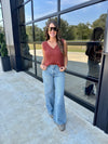 Rust V-Neck