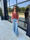 Rust V-Neck