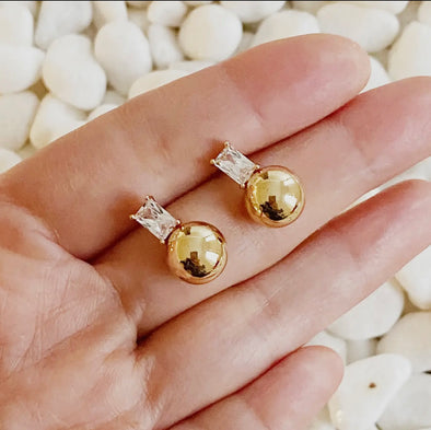 Ball Stud Earrings