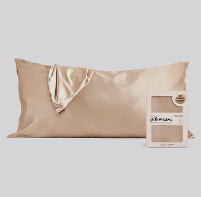 Satin King Pillowcase-Champagne