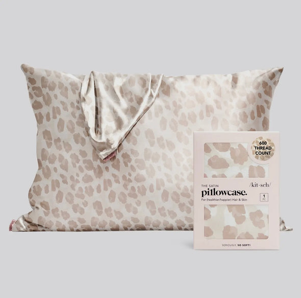Satin Pillowcase-Leopard