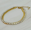 Herringbone/Tennis Bracelet
