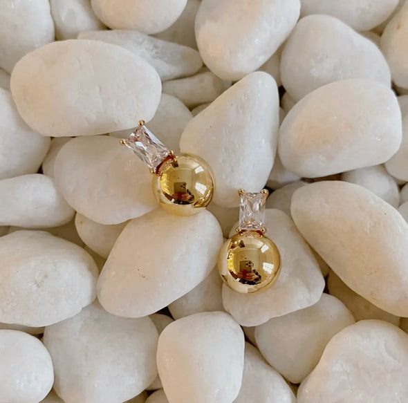 Ball Stud Earrings
