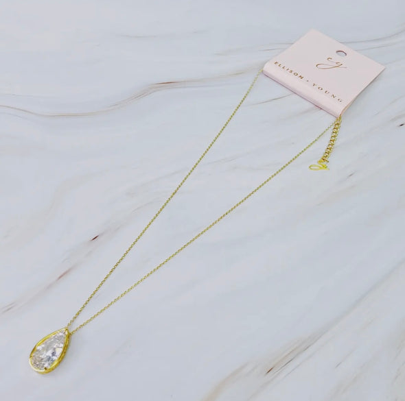 Pear Shine Necklace