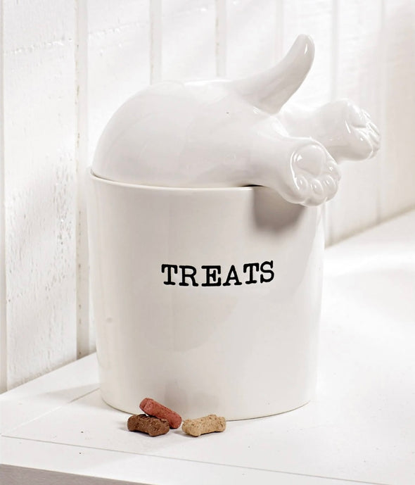 Dog Tail Treat Canister